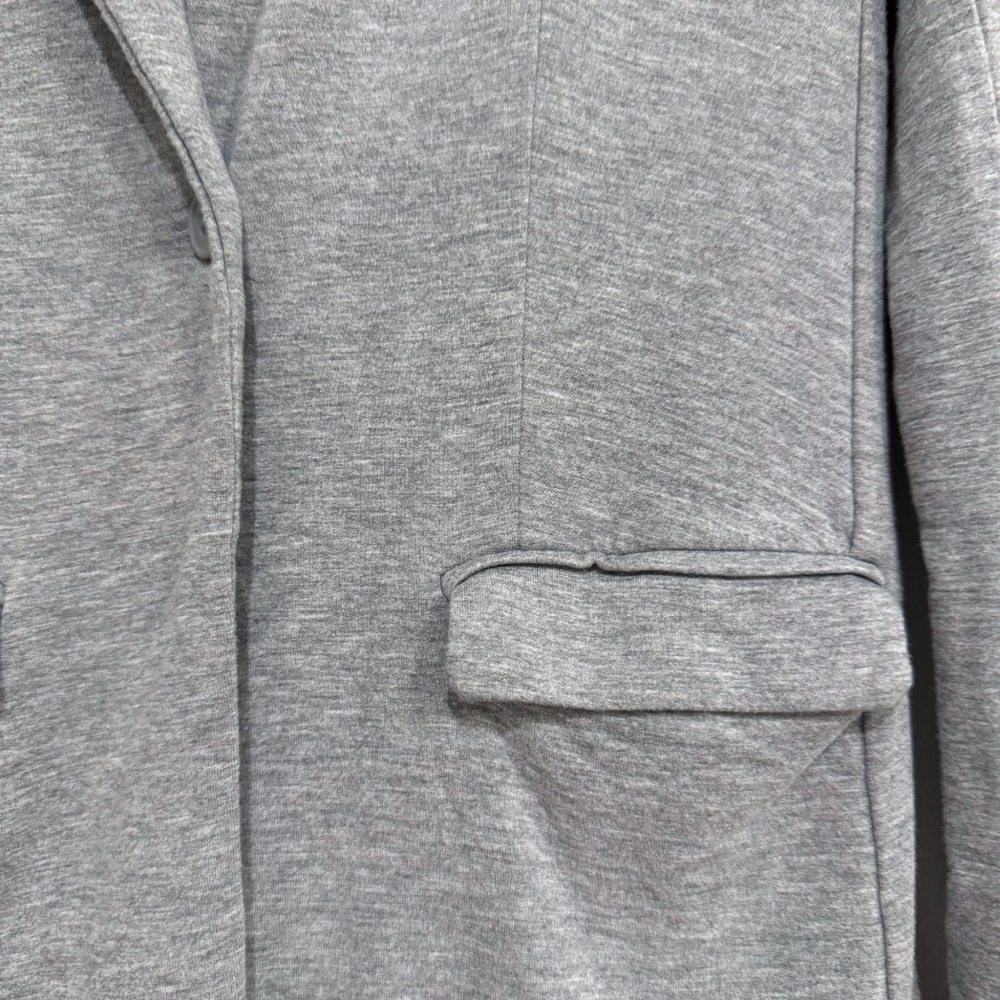 Magaschoni | Ponte Knit Blazer Stretch Heather Gray Size XS - Picture 4 of 6